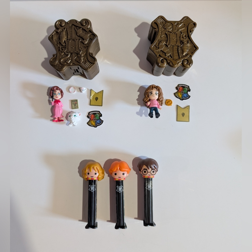 Harry Potter Lot Magical Capsules Delores Umbridge Hermione Granger Pez Dispense